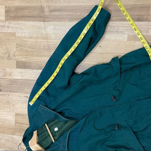 Vintage | 1980s Emerald Teal Utility Jacket - Picture 7 of 12